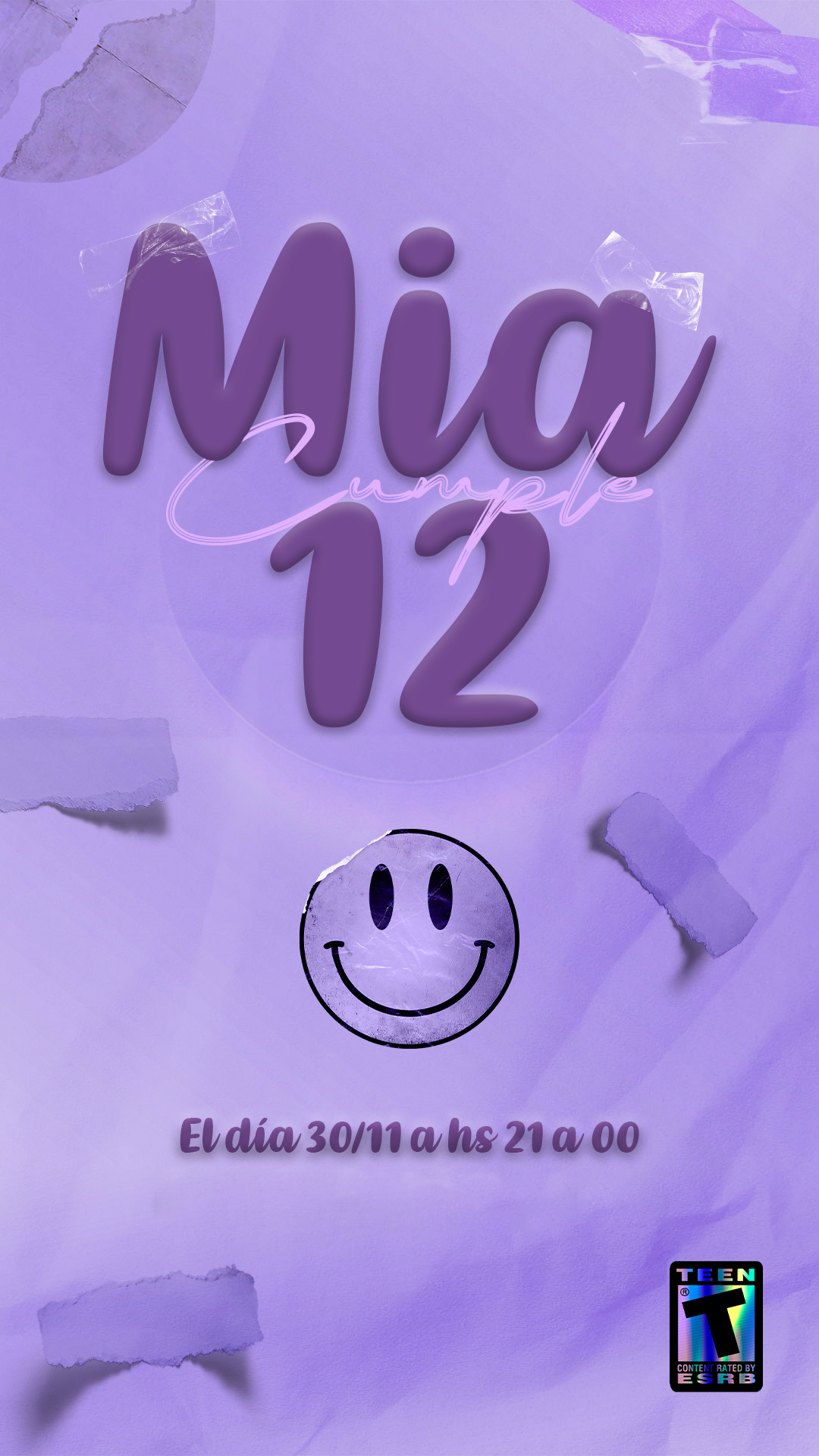 Ejemplo de invitación de boda